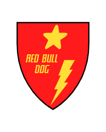 red bull dog